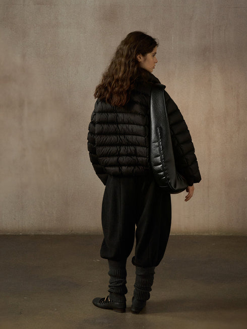 Harbor Stand-Collar Puffer Jacket